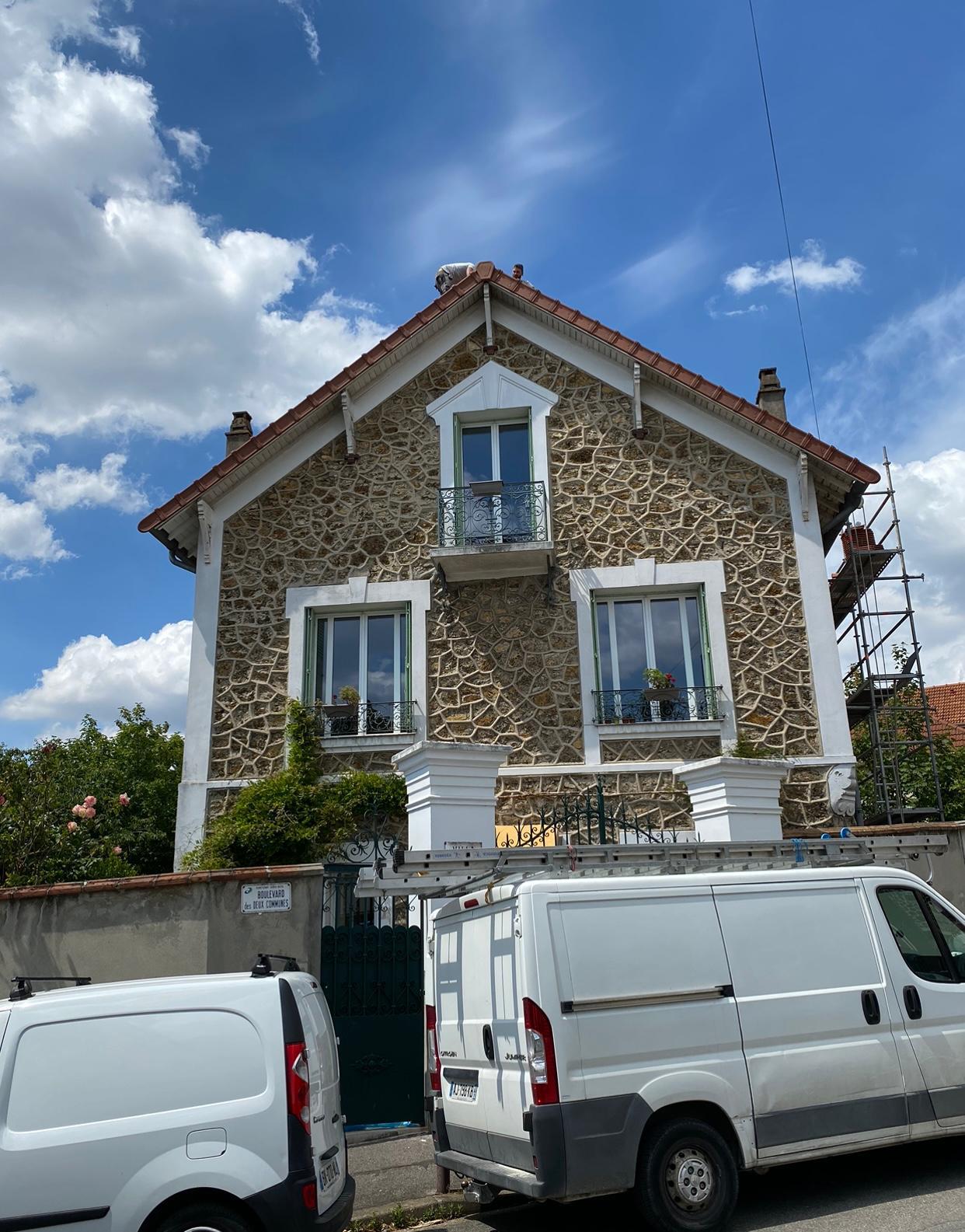 ravalement maison chantier